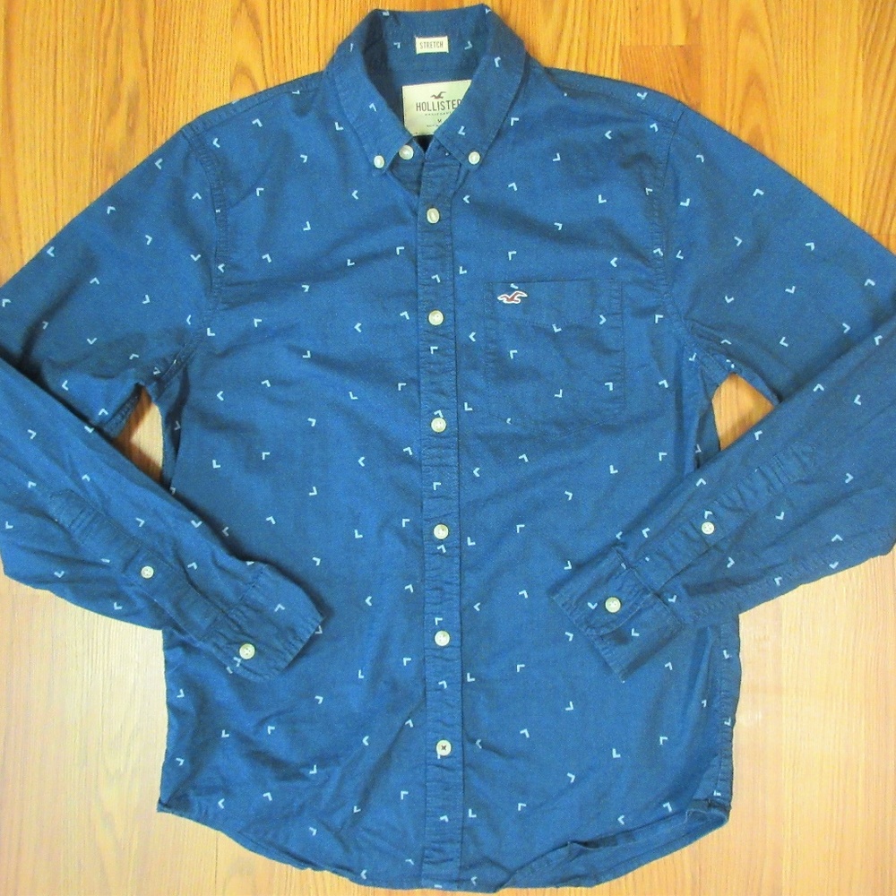 HOLLISTER By A&F Mens COTTON/ELASTANE BUTTON FRONT